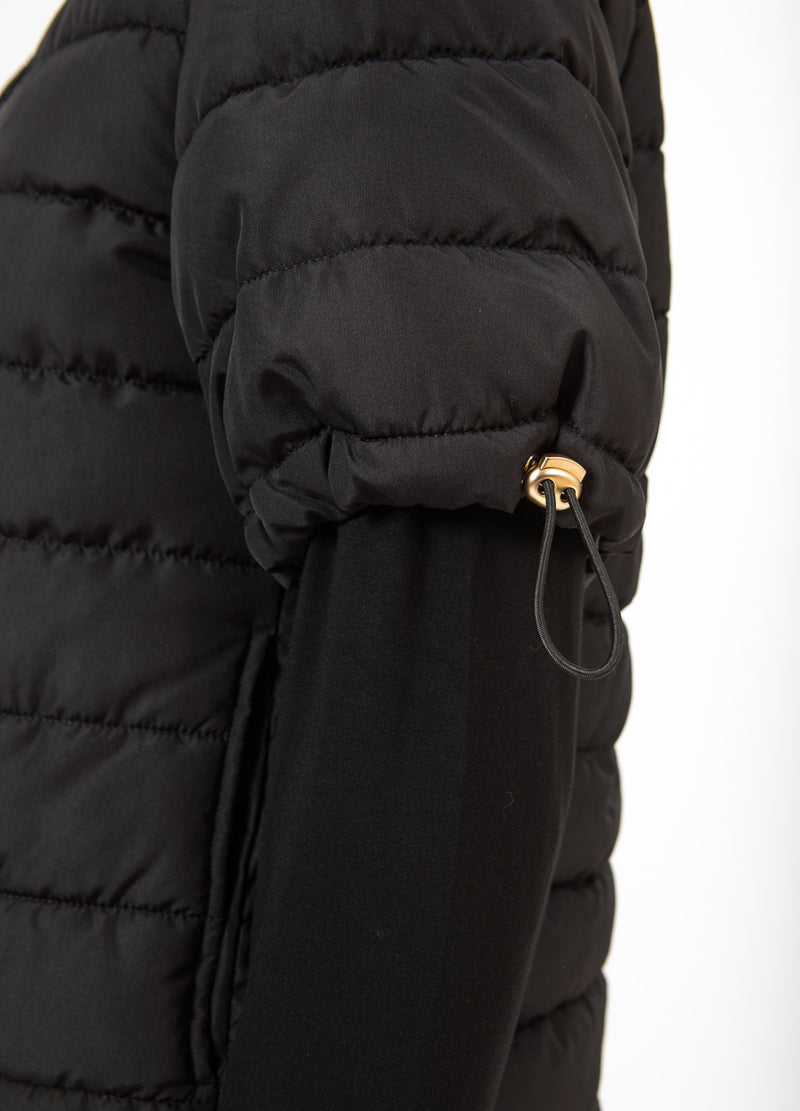 CC Heart CC HEART ASTA QUILTED KORTÄRMAD JACKA Outerwear Black - 100