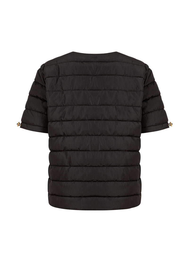 CC Heart CC HEART ASTA QUILTED KORTÄRMAD JACKA Outerwear Black - 100