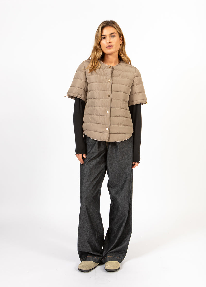 CC Heart CC HEART ASTA QUILTED KORTÄRMAD JACKA Outerwear Sand - 251