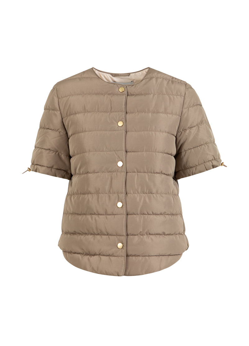 CC Heart CC HEART ASTA QUILTED KORTÄRMAD JACKA Outerwear Sand - 251