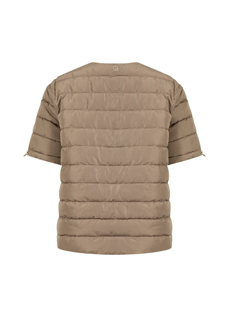 CC Heart CC HEART ASTA QUILTED KORTÄRMAD JACKA Outerwear Sand - 251