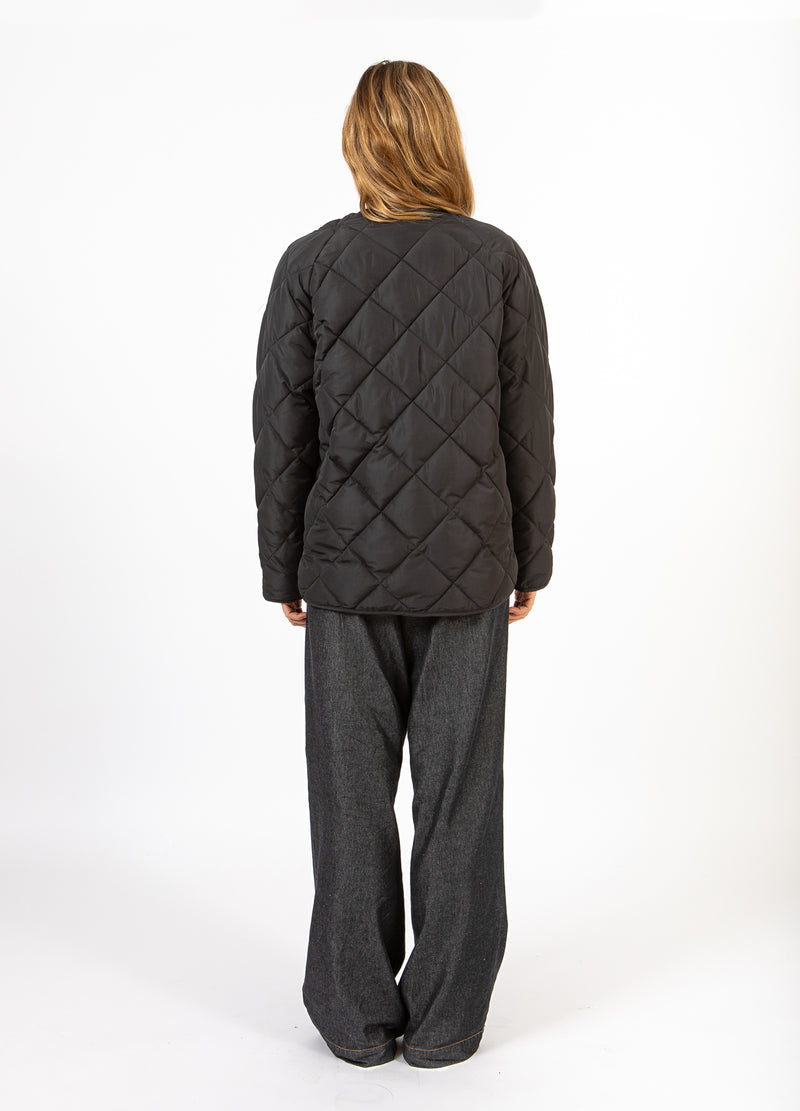 CC Heart CC HEART ASTA QUILTED LOOSE JACKET Outerwear Black - 100