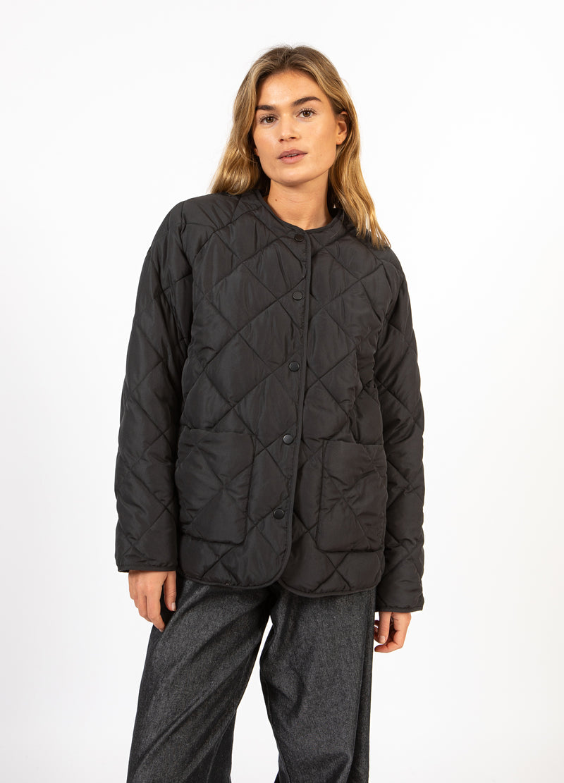 CC Heart CC HEART ASTA QUILTED LOOSE JACKET Outerwear Black - 100