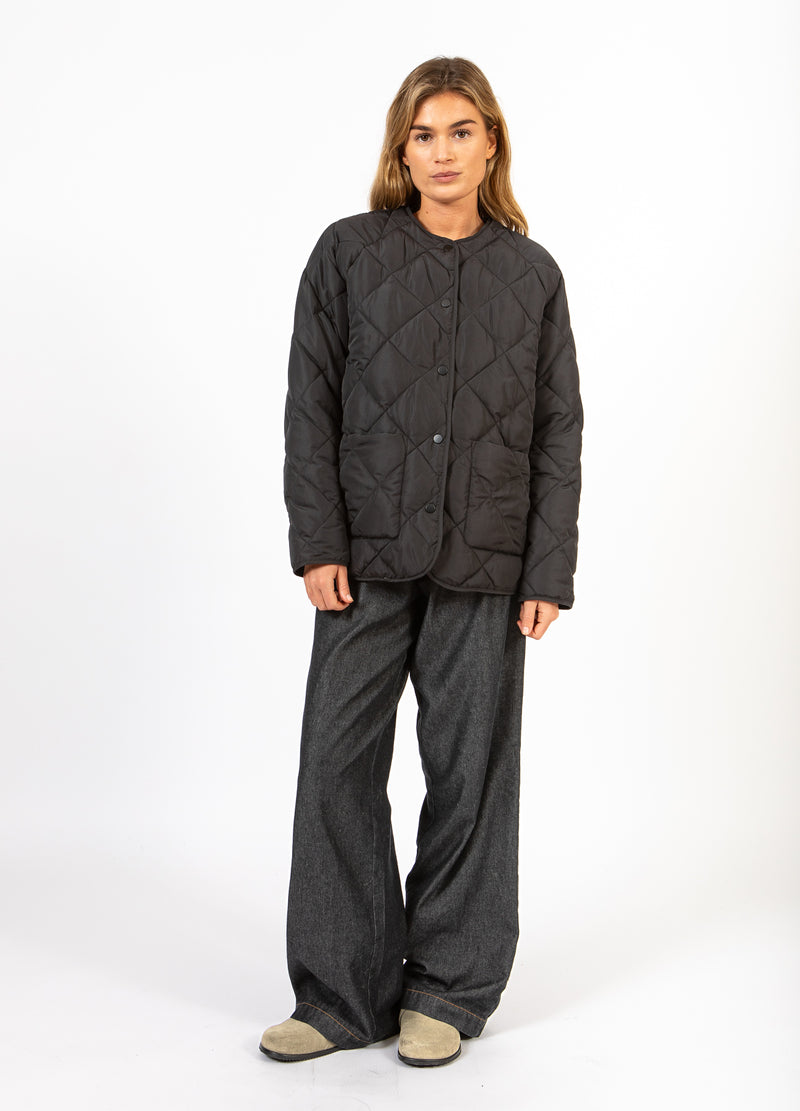 CC Heart CC HEART ASTA QUILTED LOOSE JACKET Outerwear Black - 100