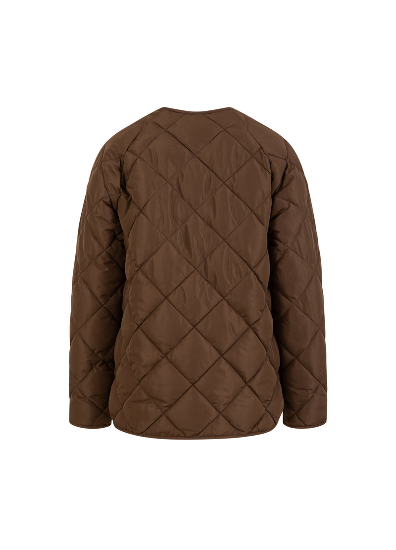 CC Heart CC HEART ASTA QUILTED LOOSE JACKET Outerwear Chocolate brown - 349