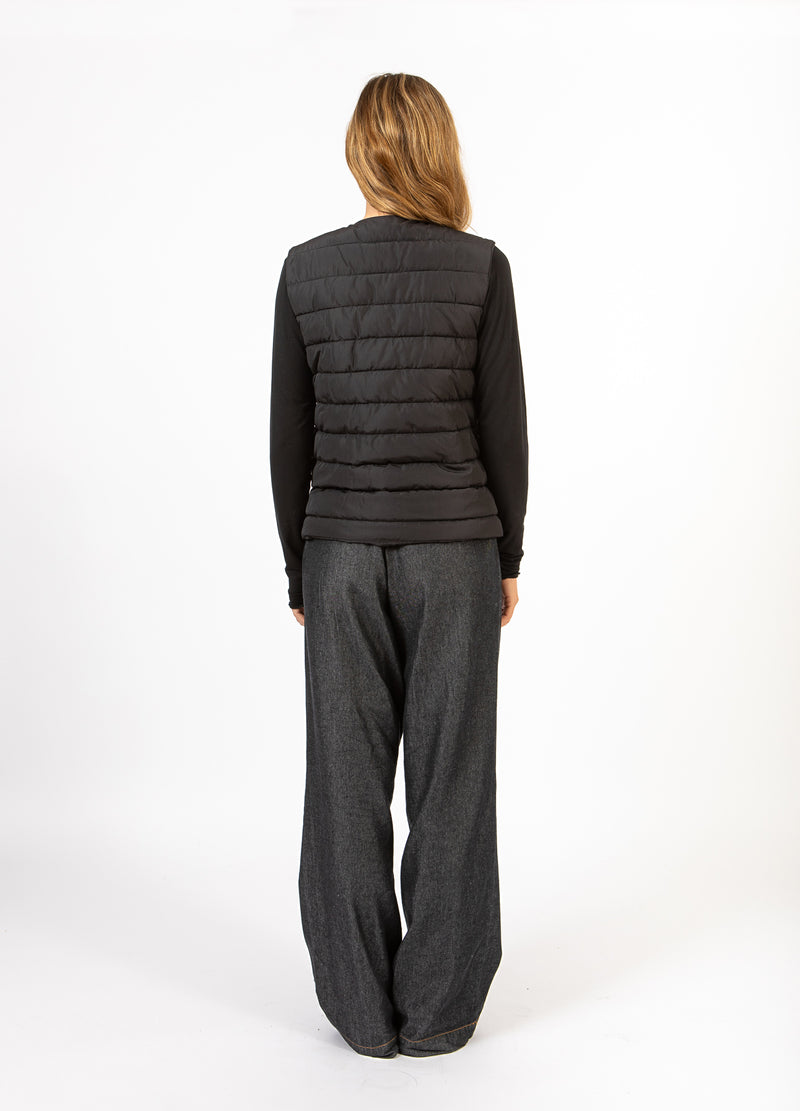 CC Heart CC HEART ASTA QUILTED VEST Outerwear Black - 100