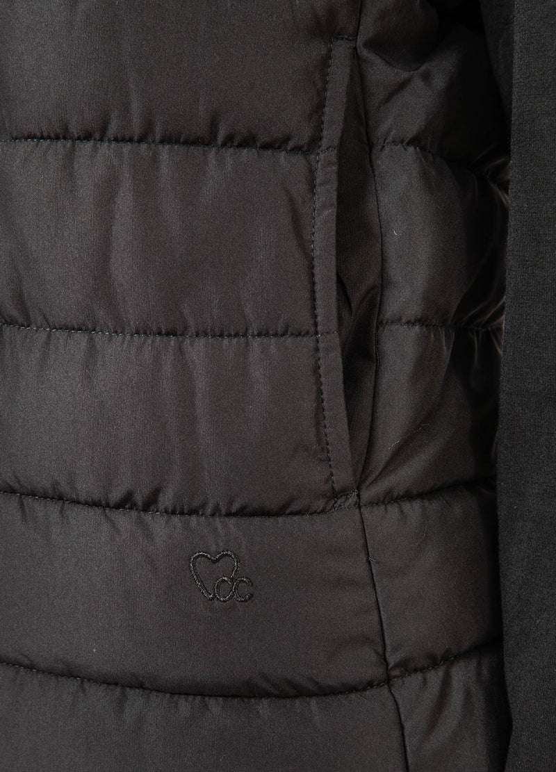 CC Heart CC HEART ASTA QUILTED VEST Outerwear Black - 100