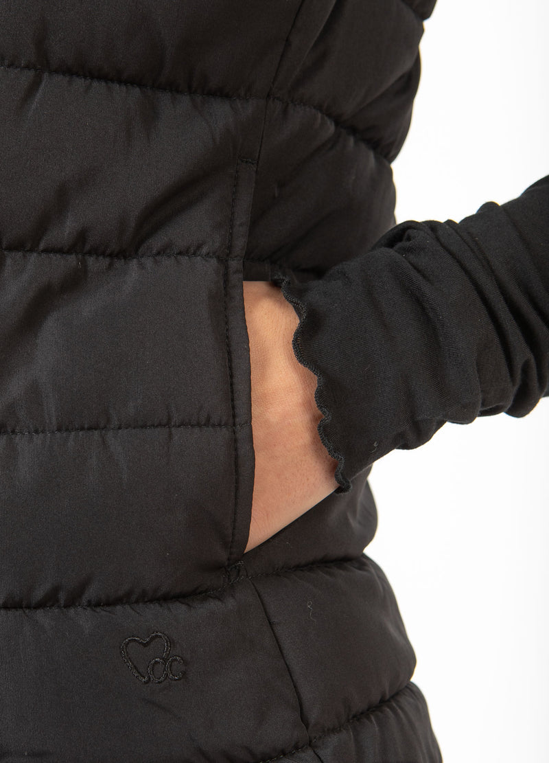 CC Heart CC HEART ASTA QUILTED VEST Outerwear Black - 100