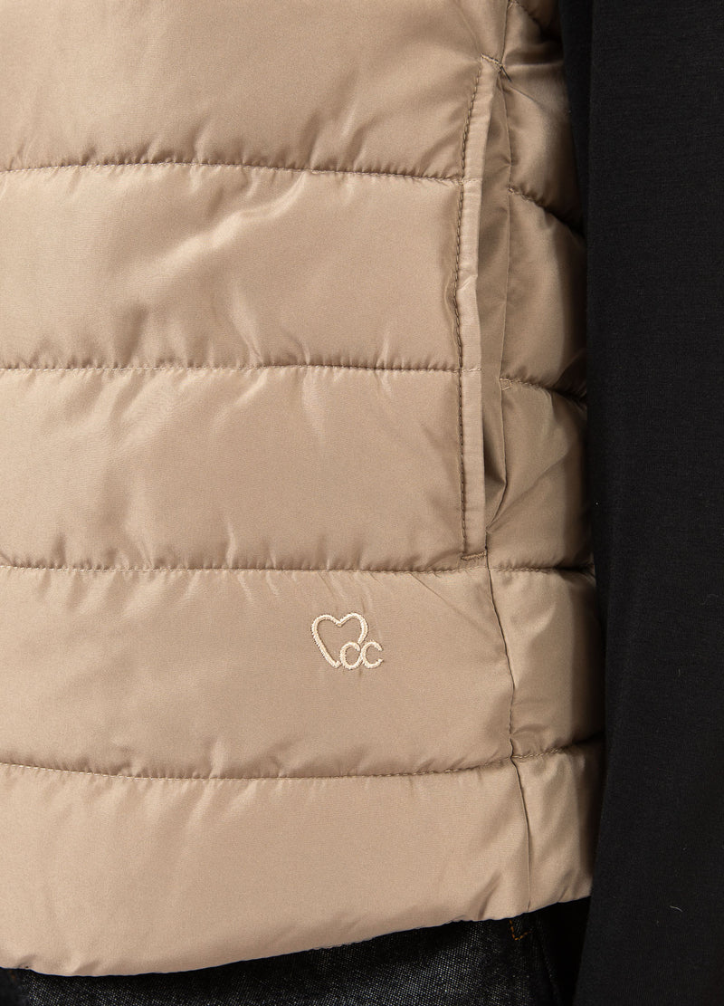 CC Heart CC HEART ASTA QUILTED VEST Outerwear Sand - 251