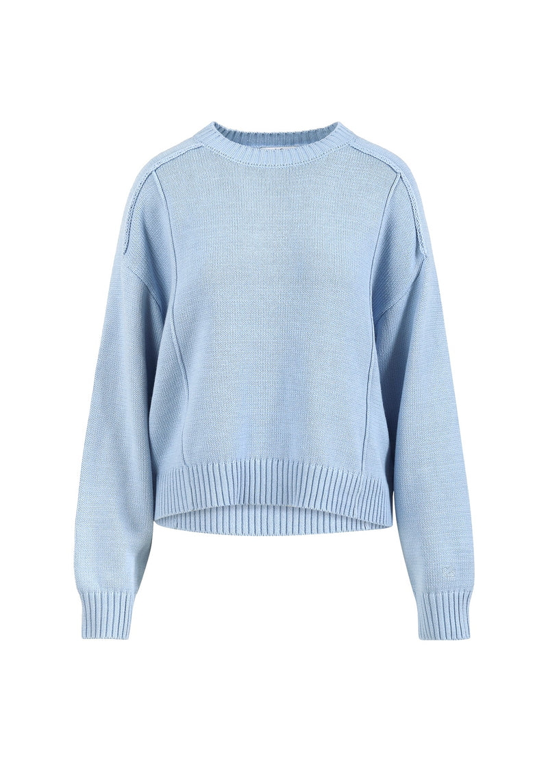 CC Heart CC HEART AVERY O-RINGAD TRÖJA Knitwear Bright blue - 592