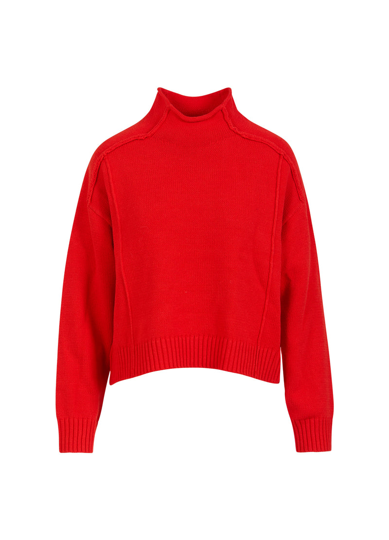 CC Heart CC HEART AVERY POLONECK Knitwear Red - 613