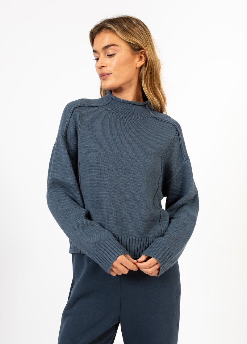 CC Heart CC HEART AVERY RULLKRAGEN Knitwear Mid blue - 572
