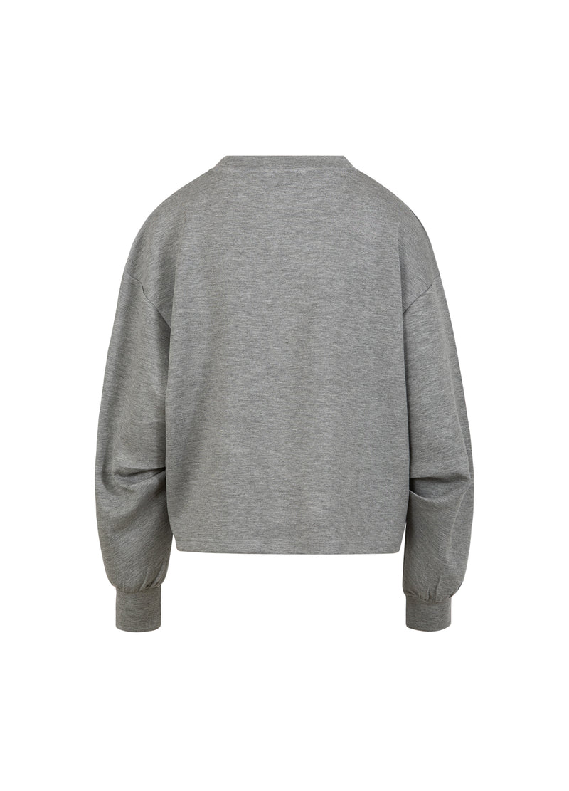 CC Heart CC HEART BILLIE O-HALS SWEATSHIRT Shirt/Blouse Grey Melange - 182