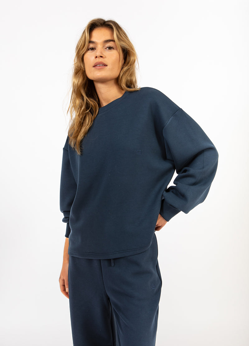 CC Heart CC HEART BILLIE O-HALS SWEATSHIRT Shirt/Blouse Navy - 563