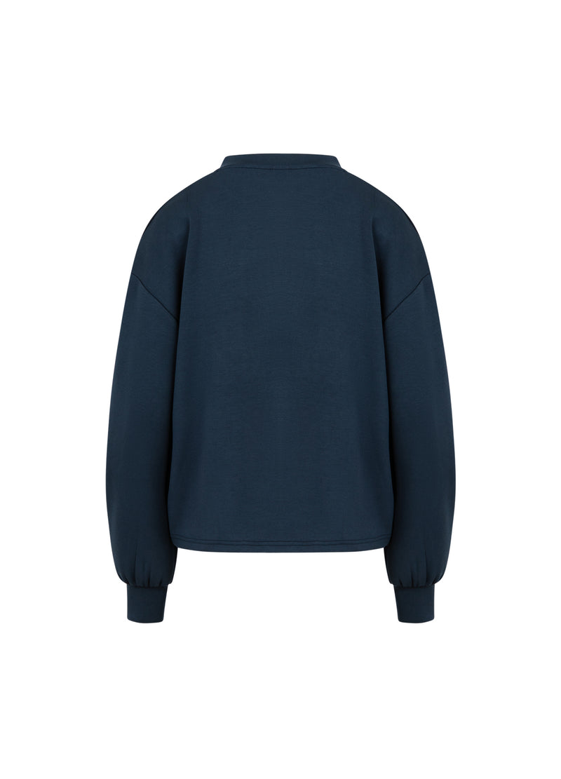 CC Heart CC HEART BILLIE O-HALS SWEATSHIRT Shirt/Blouse Navy - 563