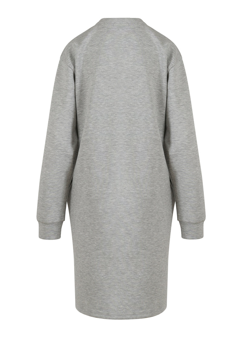 CC Heart CC HEART BILLIE SWEATKLÄNNING Dress Light grey melange - 129