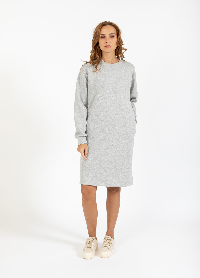 CC Heart CC HEART BILLIE SWEATKLÄNNING Dress Light grey melange - 129