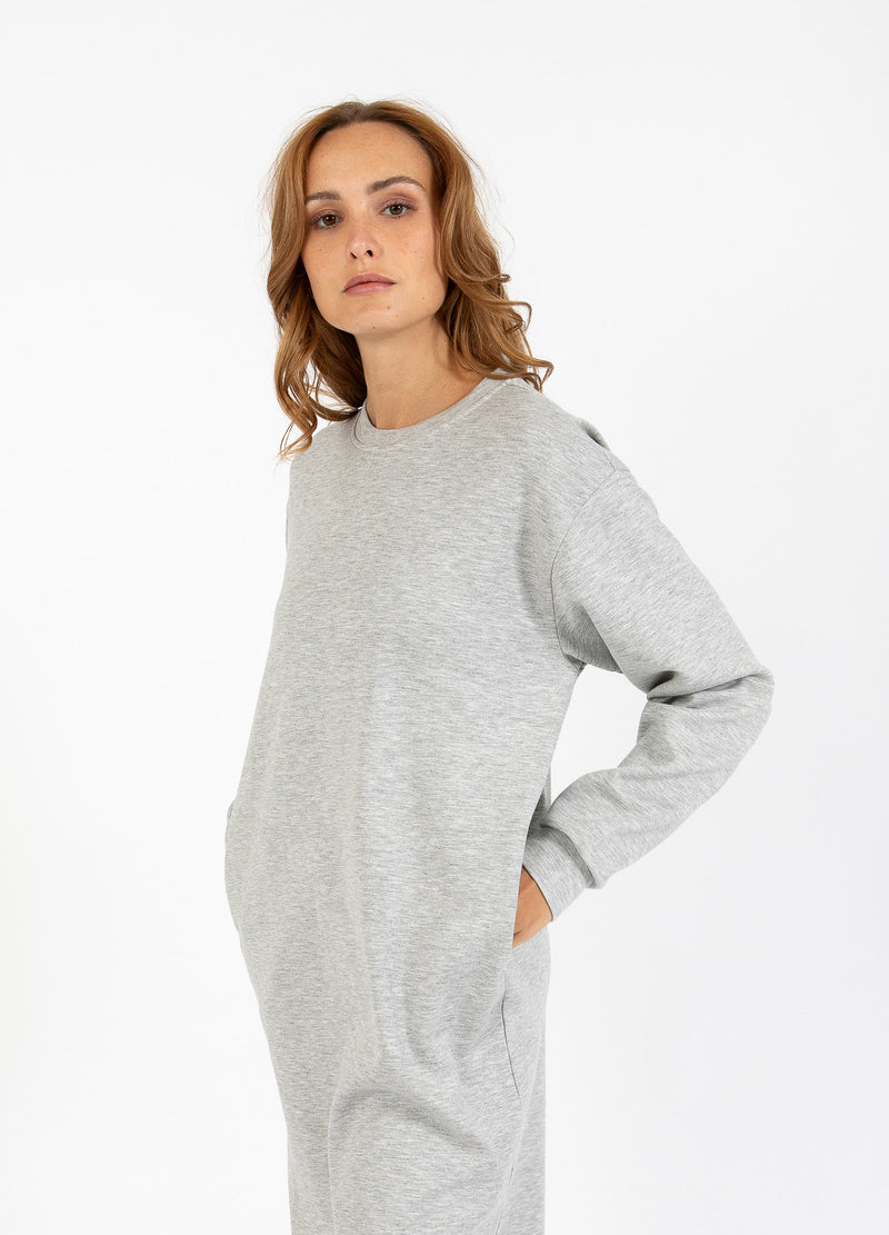 CC Heart CC HEART BILLIE SWEATKLÄNNING Dress Light grey melange - 129