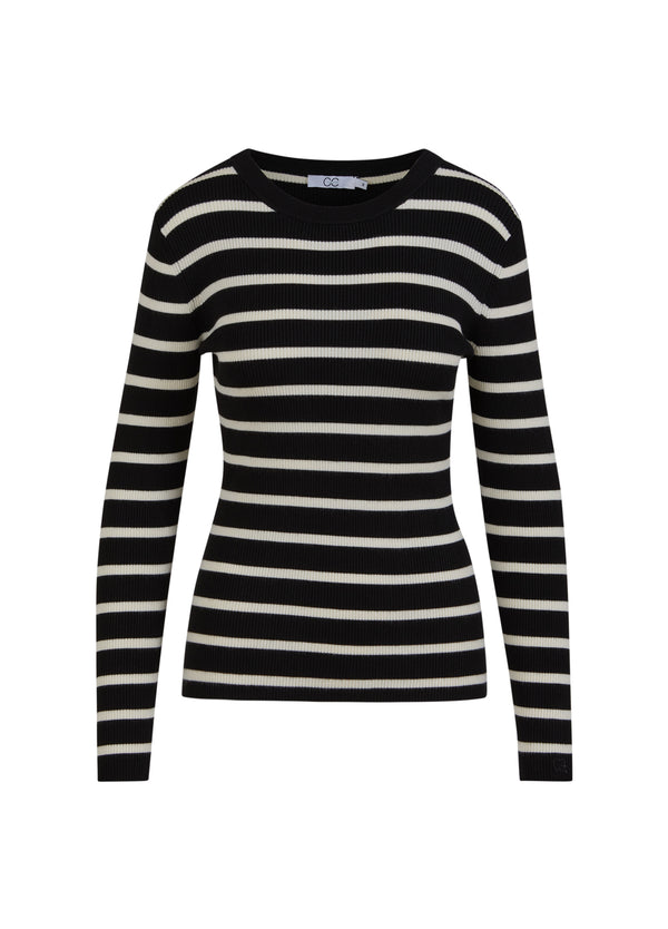 CC Heart CC HEART ELENA STICKAD BLUS Knitwear Off white/navy stipes - 258