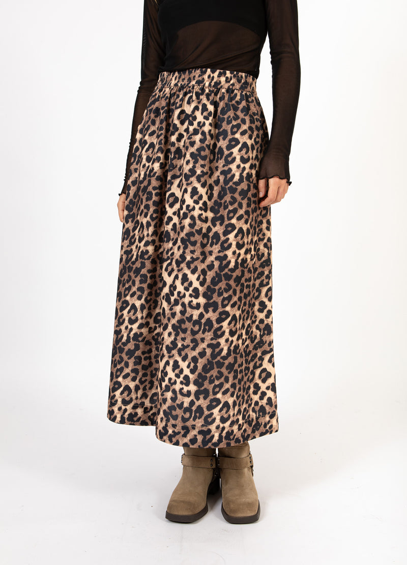 CC Heart CC HEART ELISE LÅNG KJOL I LEO-TRYCK Skirt Leo print - 900
