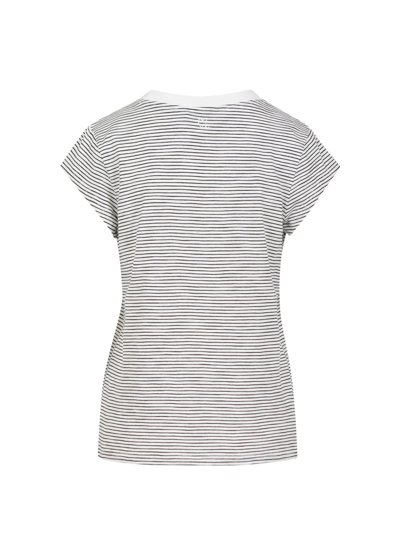 CC Heart CC HEART ELLEN RANDIG KORTÄRMAD T-SHIRT T-Shirt Black stripe - 107