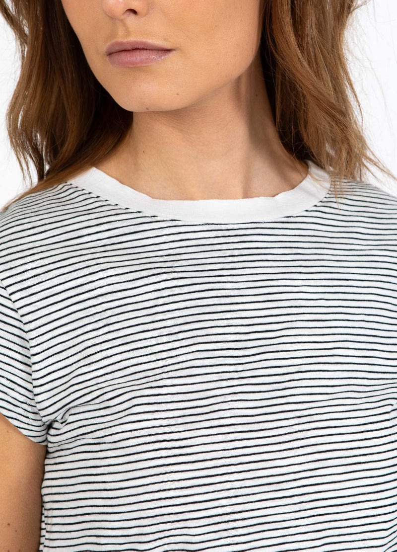CC Heart CC HEART ELLEN RANDIG KORTÄRMAD T-SHIRT T-Shirt Black stripe - 107