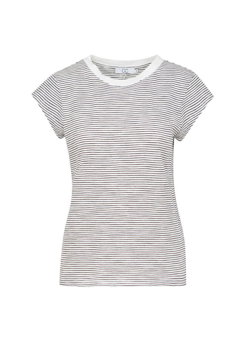 CC Heart CC HEART ELLEN RANDIG KORTÄRMAD T-SHIRT T-Shirt Black stripe - 107
