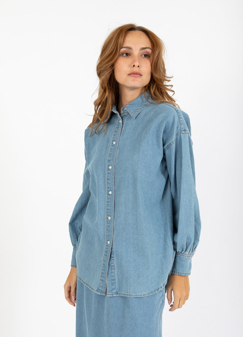 CC Heart CC HEART ELLIS DENIMSKJORTA Shirt/Blouse Blue denim - 510