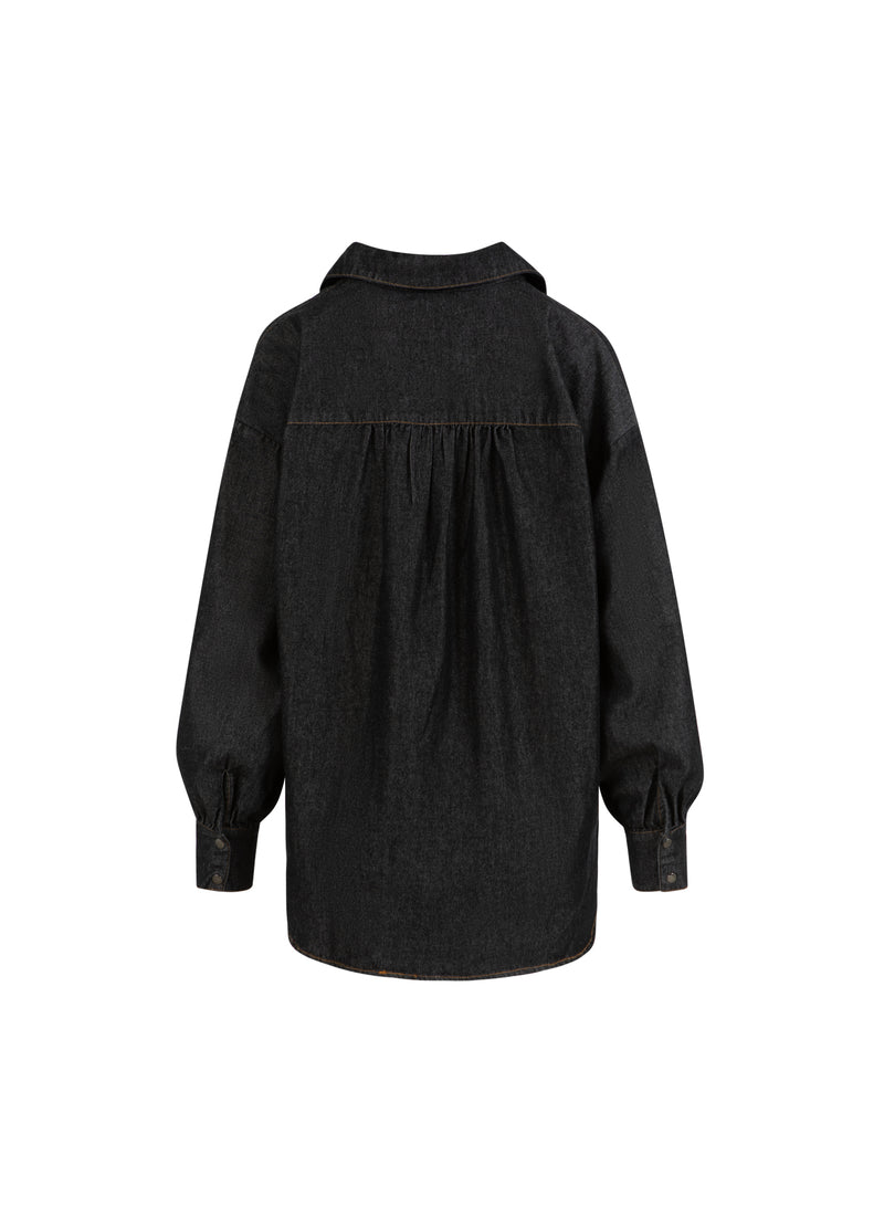 CC Heart CC HEART ELLIS DENIM TUNIKA SKJORTA Shirt/Blouse Black blue denim - 150