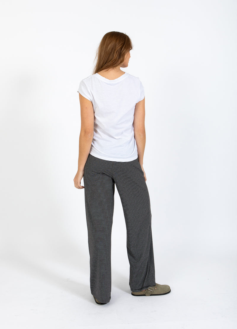 CC Heart CC HEART ELYSE LÖSA JERSEYBYXOR Pants Black/white stripe - 102
