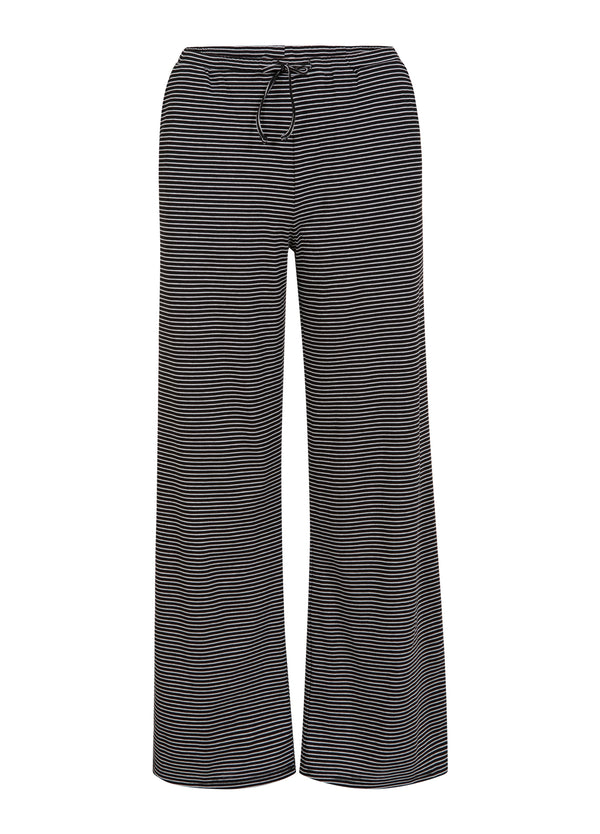 CC Heart CC HEART ELYSE LÖSA JERSEYBYXOR Pants Black/white stripe - 102