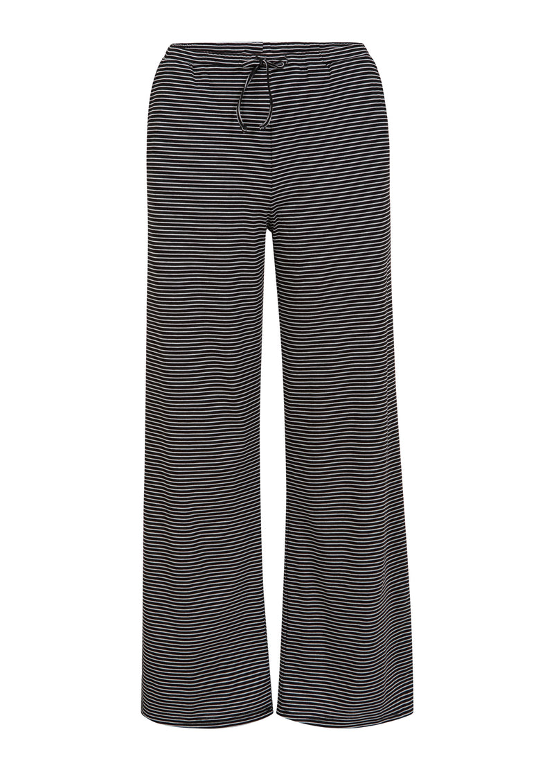 CC Heart CC HEART ELYSE LÖSA JERSEYBYXOR Pants Black/white stripe - 102