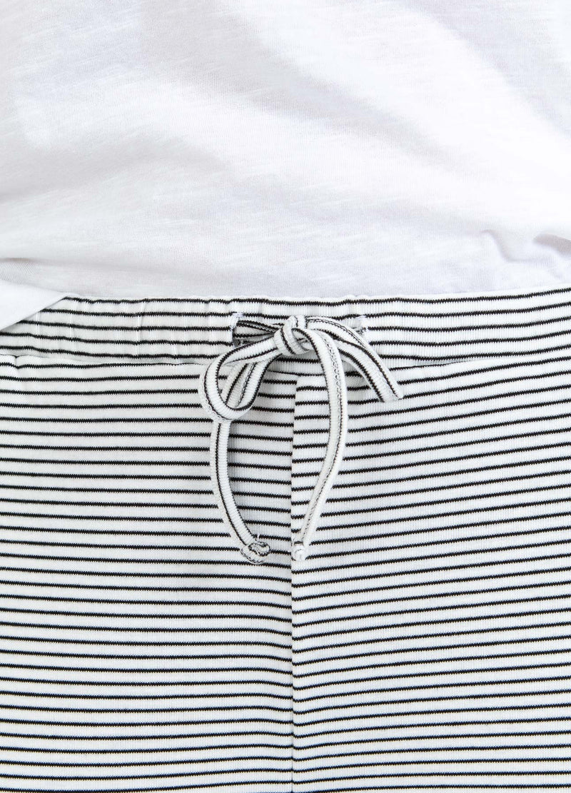 CC Heart CC HEART ELYSE LÖSA JERSEYBYXOR Pants White/black stripe - 269
