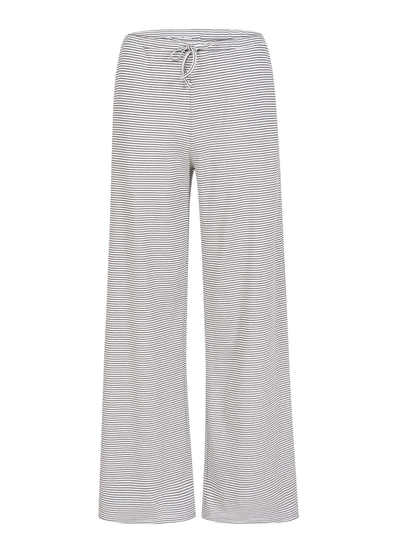 CC Heart CC HEART ELYSE LÖSA JERSEYBYXOR Pants White/black stripe - 269