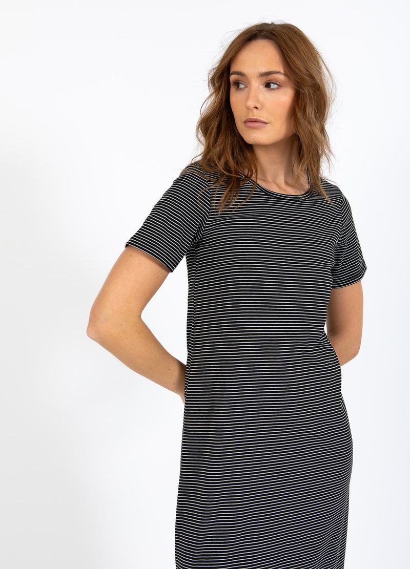 CC Heart CC HEART ELYSE LÖST KLÄNNING Dress Black/white stripe - 102