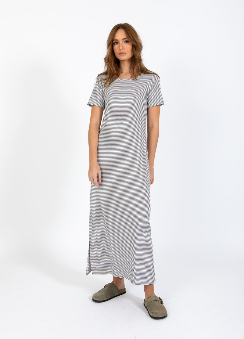 CC Heart CC HEART ELYSE LÖST KLÄNNING Dress White/black stripe - 269