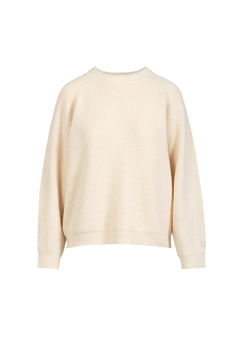 CC Heart CC HEART EMMA O-NECK TRÖJA Knitwear Creme - 241