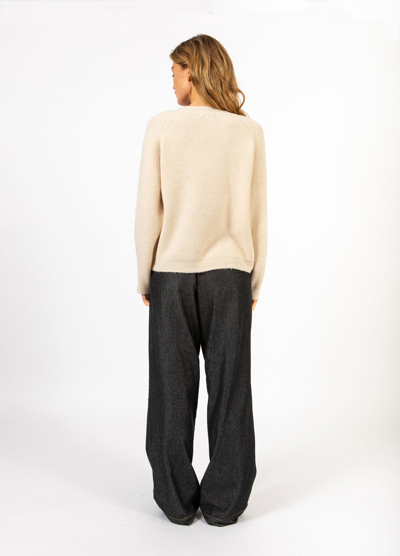 CC Heart CC HEART EMMA O-NECK TRÖJA Knitwear Creme - 241