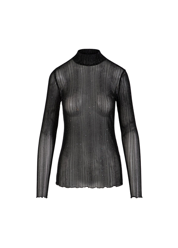CC Heart CC HEART EVE MESH POLLENHALS Shirt/Blouse Black glitter - 100