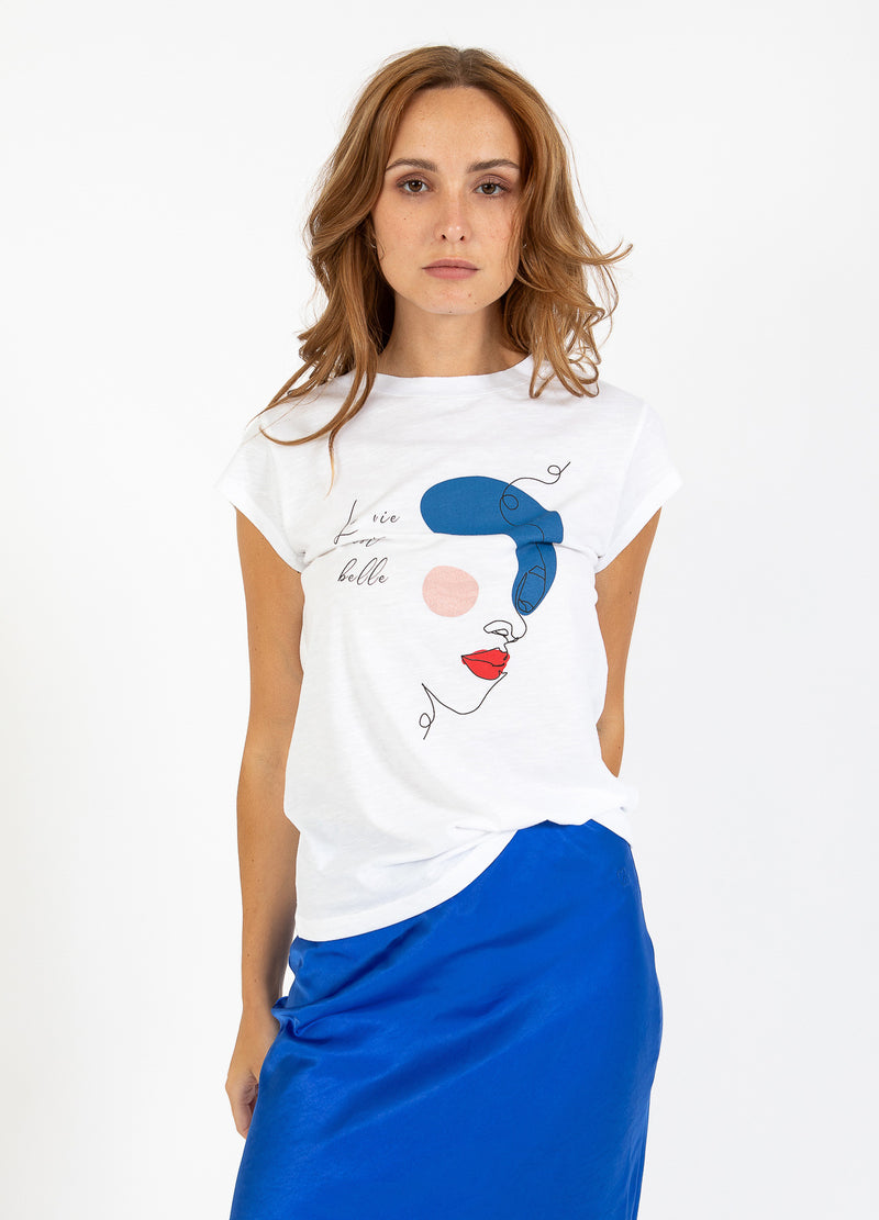 CC Heart CC HEART FACE T-SHIRT - KAPSELÄRM T-Shirt White - 200