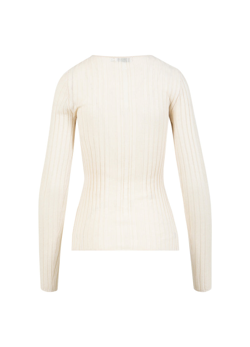 CC Heart CC HEART GRACE FINSTICKAD BLOUS Knitwear Cream - 351