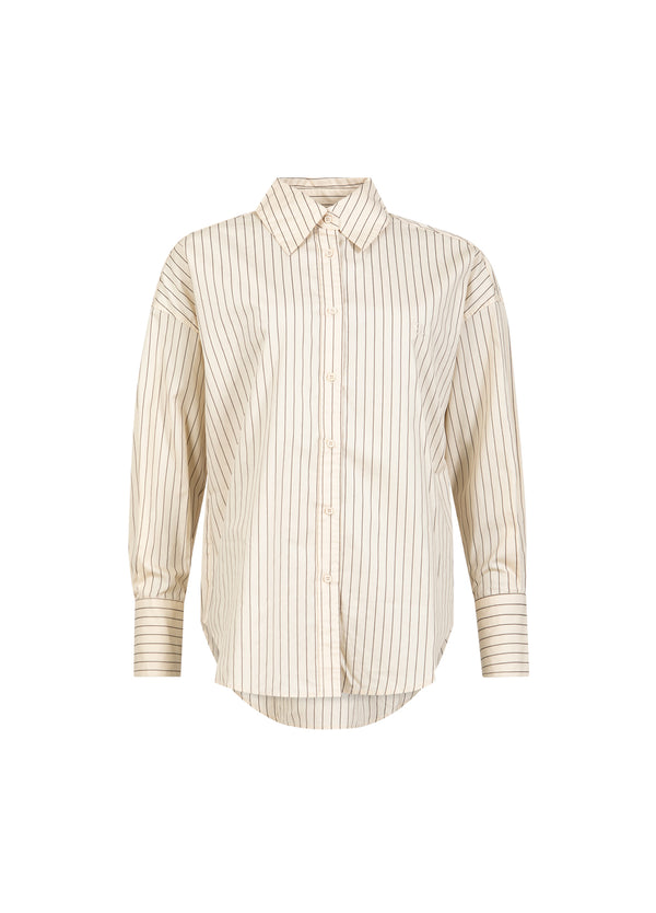 CC Heart CC HEART GRACIE RUTIGT LÖST SKJORTA Shirt/Blouse Creme stripes - 285