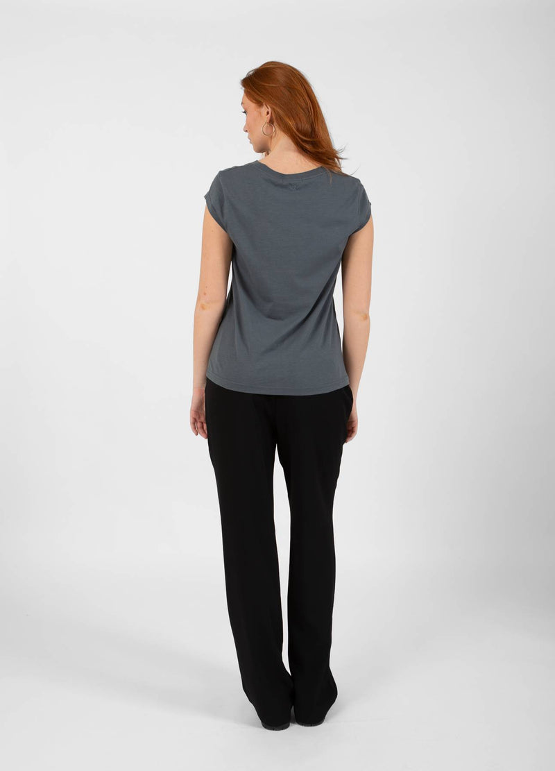 CC Heart CC HEART HOUSE T-SHIRT - KORT ÄRME T-Shirt Dark Stone Grey - 149