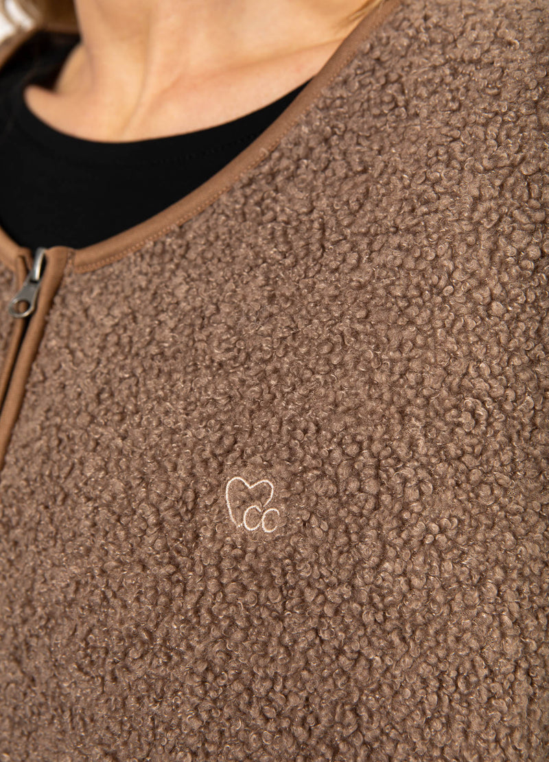 CC Heart CC HEART JAMIE FLEECE VÄST Outerwear Light nougat - 378