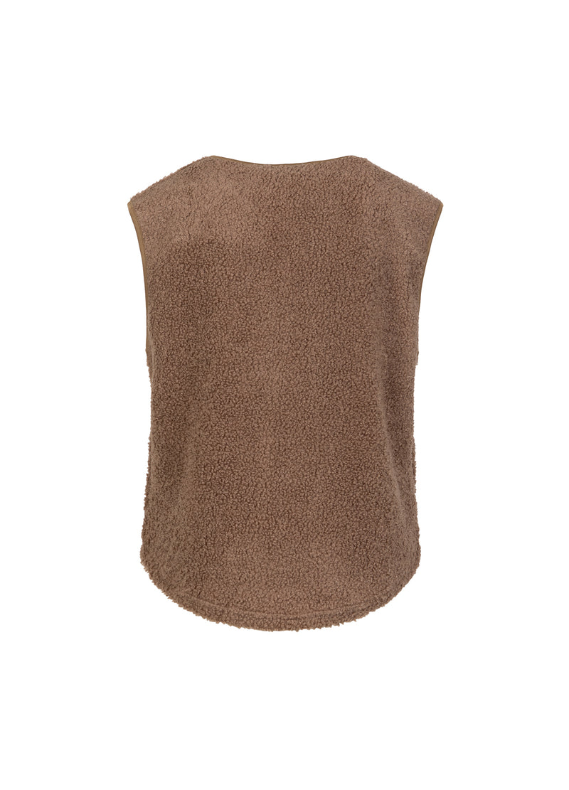 CC Heart CC HEART JAMIE FLEECE VÄST Outerwear Light nougat - 378