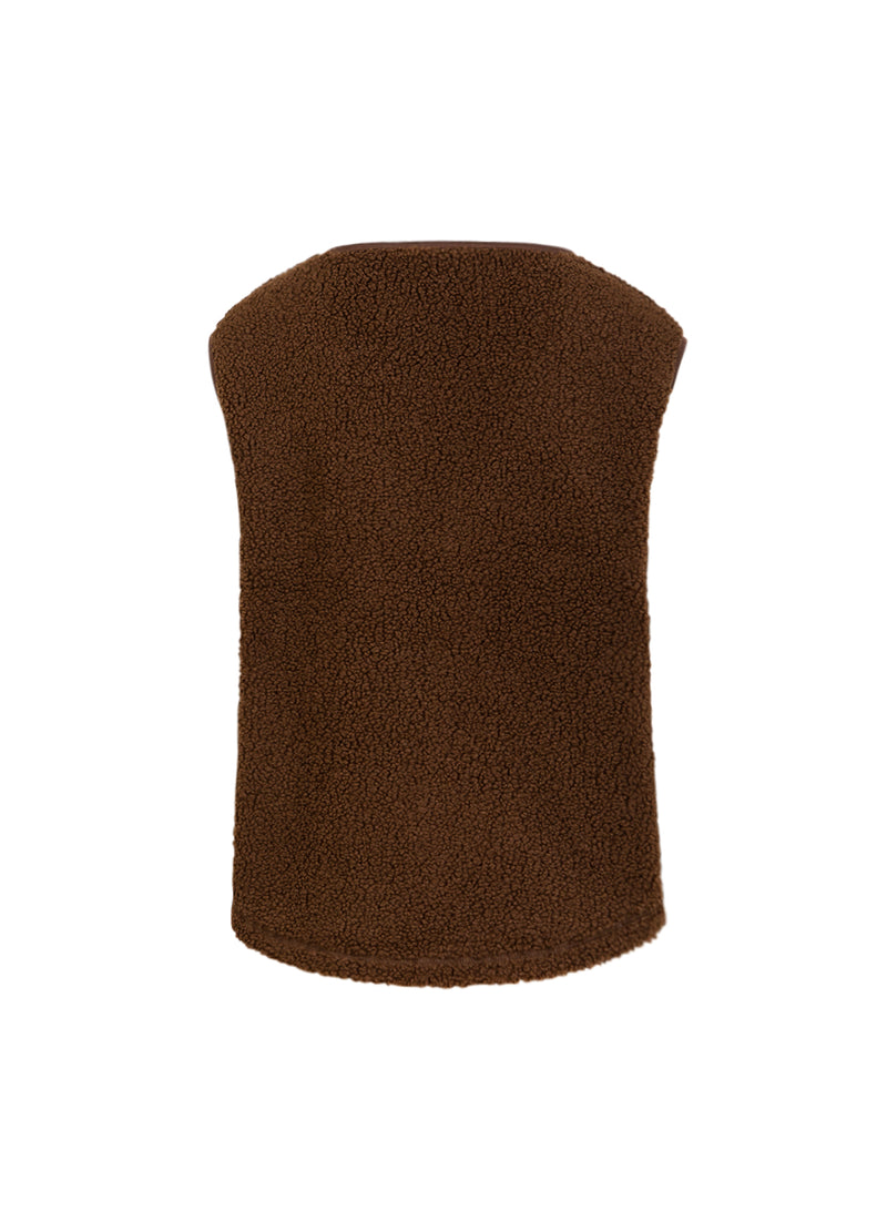 CC Heart CC HEART JAMIE FLEECE VÄST Vest Chocolate brown - 349