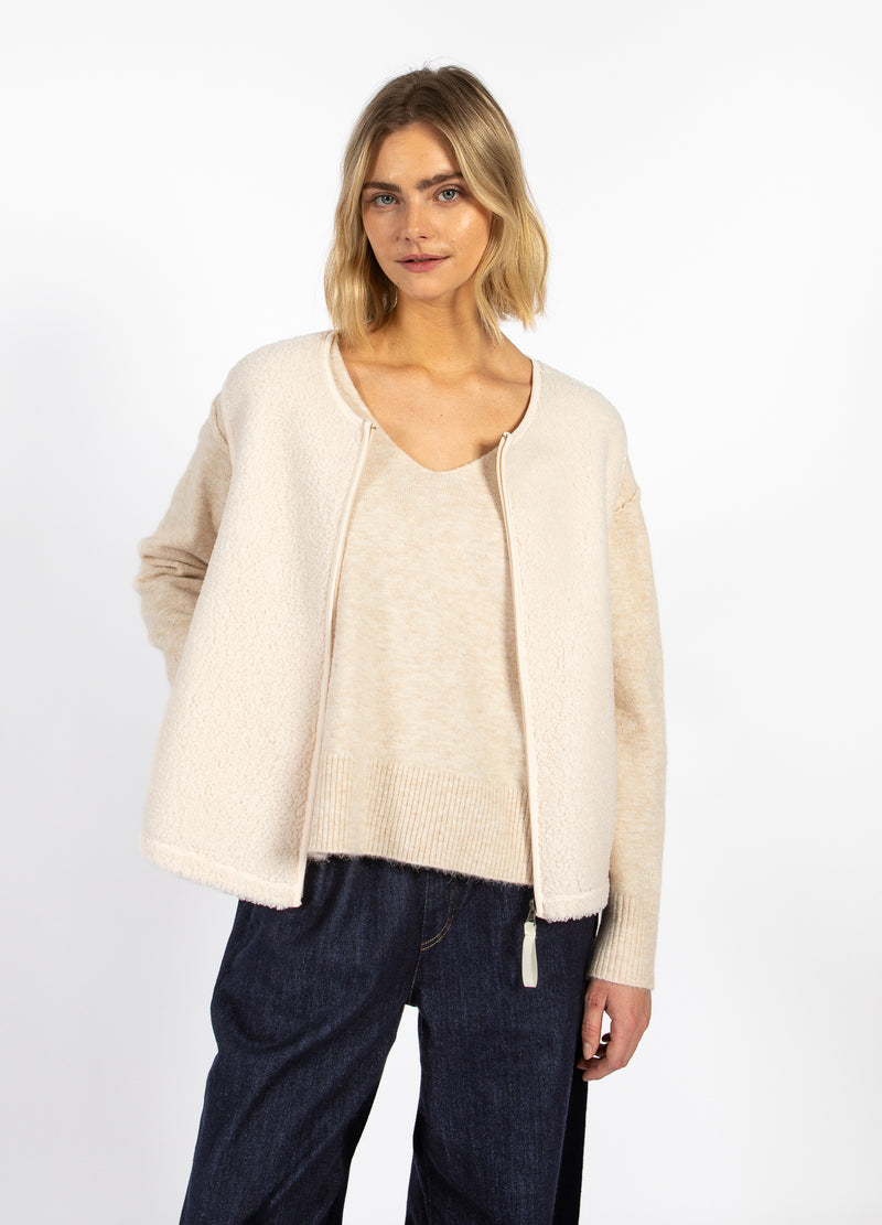 CC Heart CC HEART JAMIE FLEECE VÄST Vest Off White - 202