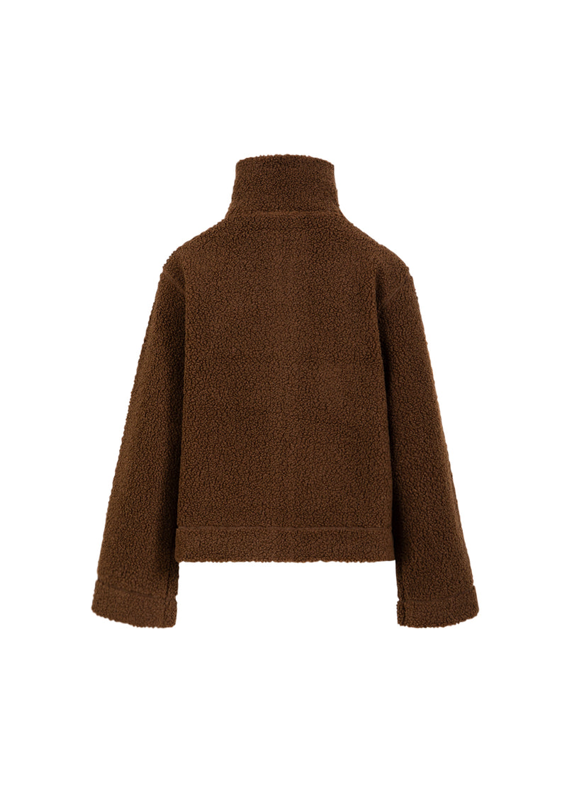 CC Heart CC HEART JAMIE FLEECE ZIP TRÖJA Outerwear Chocolate brown - 349