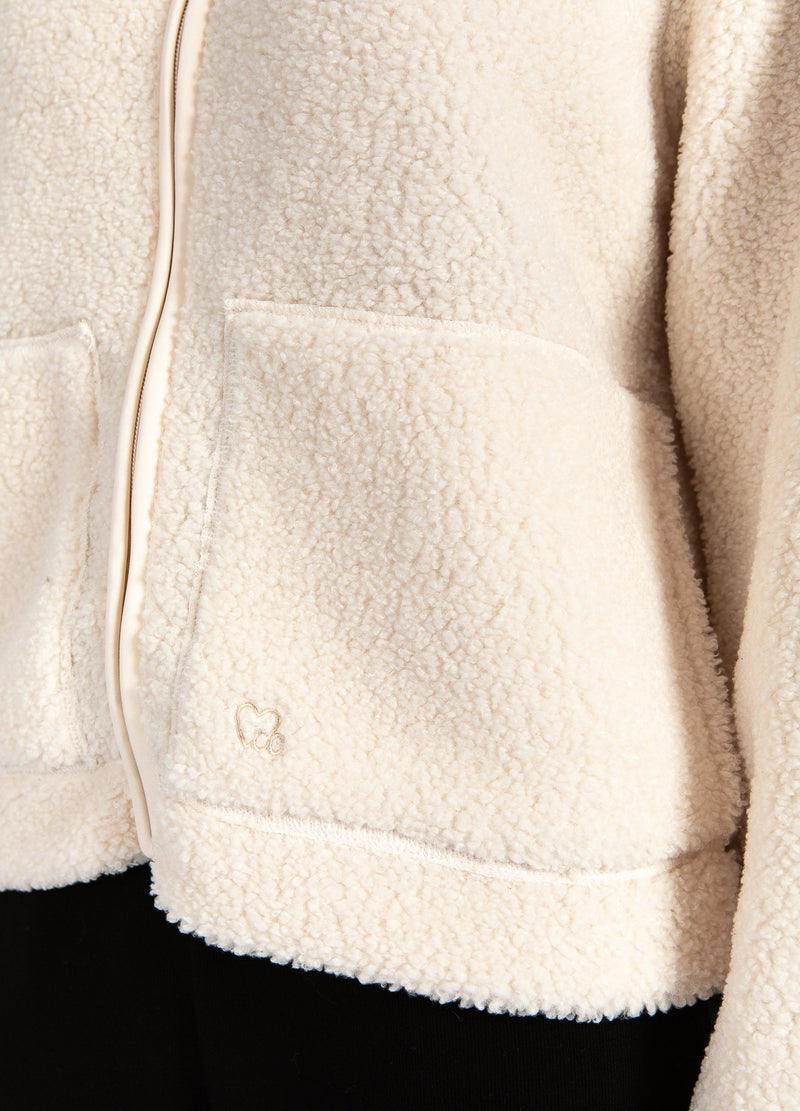 CC Heart CC HEART JAMIE FLEECE ZIP TRÖJA Outerwear Off White - 202