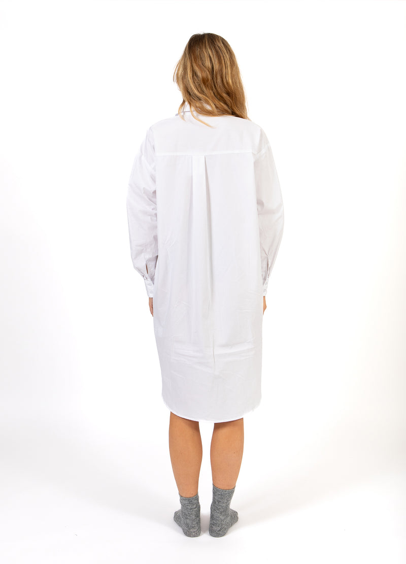 CC Heart CC HEART KIARA LÅNG SKJORTKLÄNNING Dress White - 200